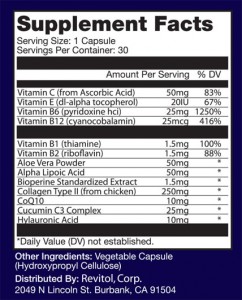 ingredients acnezine supplement