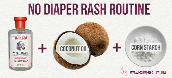 no diaper rash routine