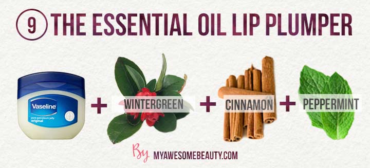 The essential oil lip plumper