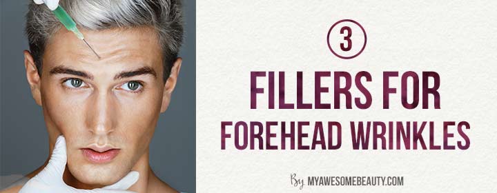 Fillers for forehead wrinkles