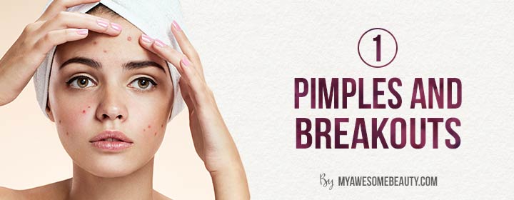 reason 1 pimples and breakouts