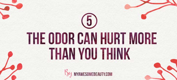 the odor to avoid in scar creams